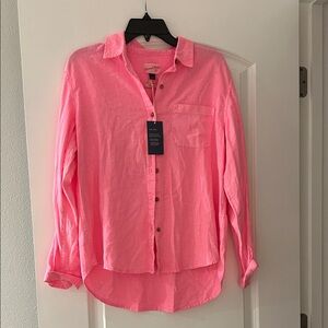 Universal Thread Bright Pink Casual Shirt